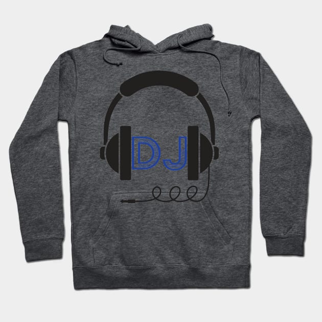 DJ Headphone Hoodie by DDCGLLC